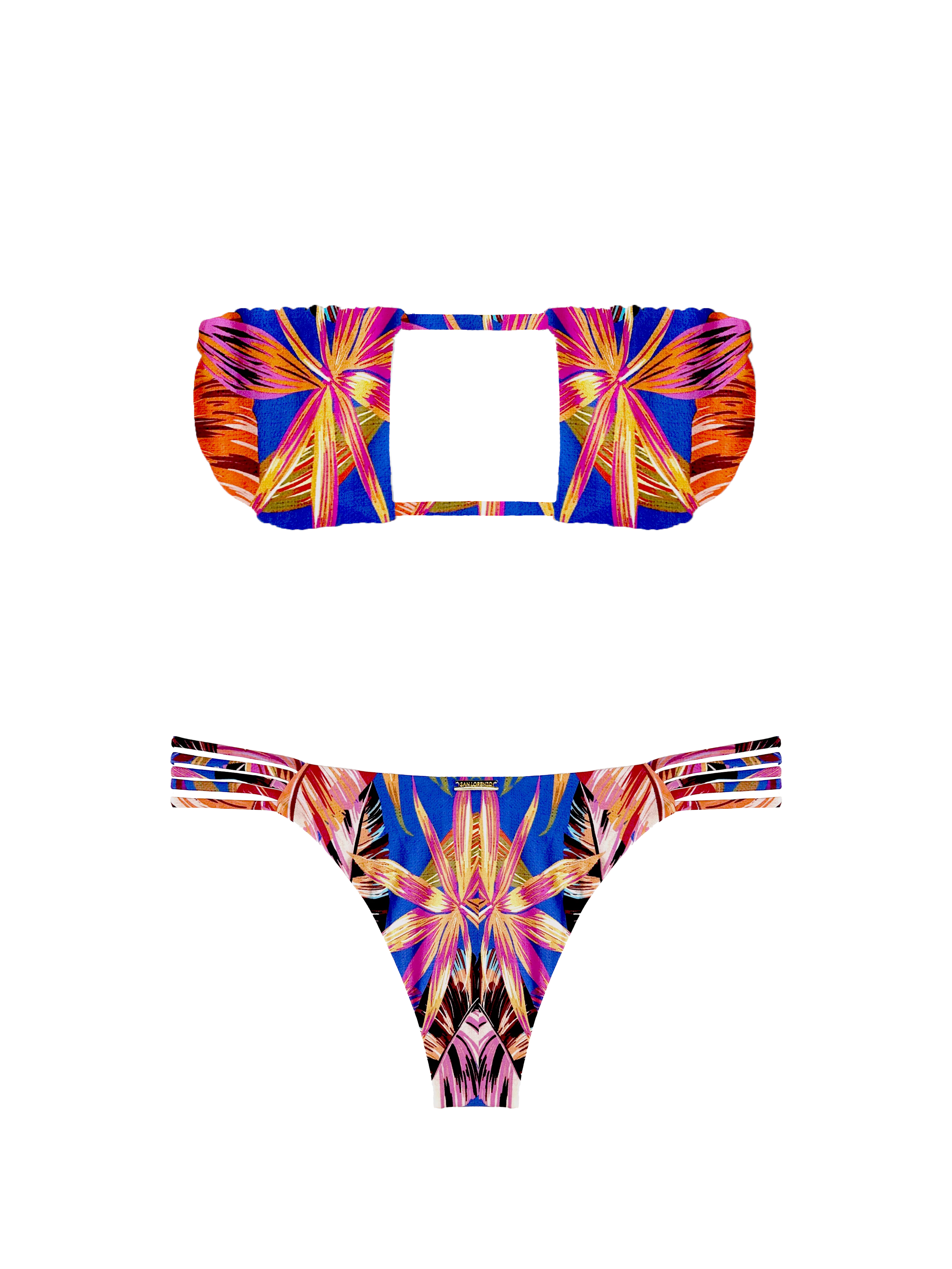 Prisma Floral Voltage V-Knot Bikini Bottom - Image 5