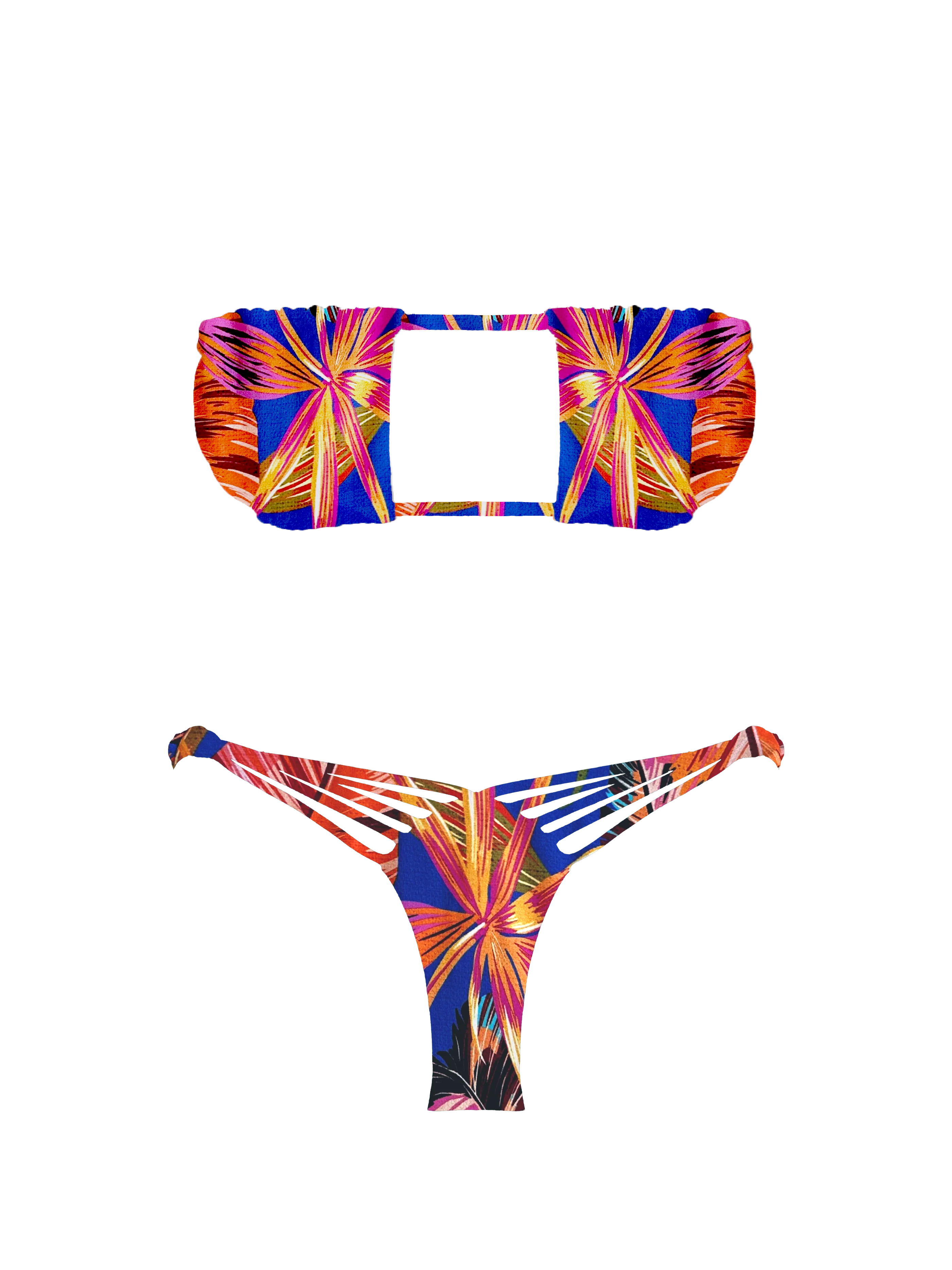 Prisma Floral Voltage V-Knot Bikini Bottom - Image 6