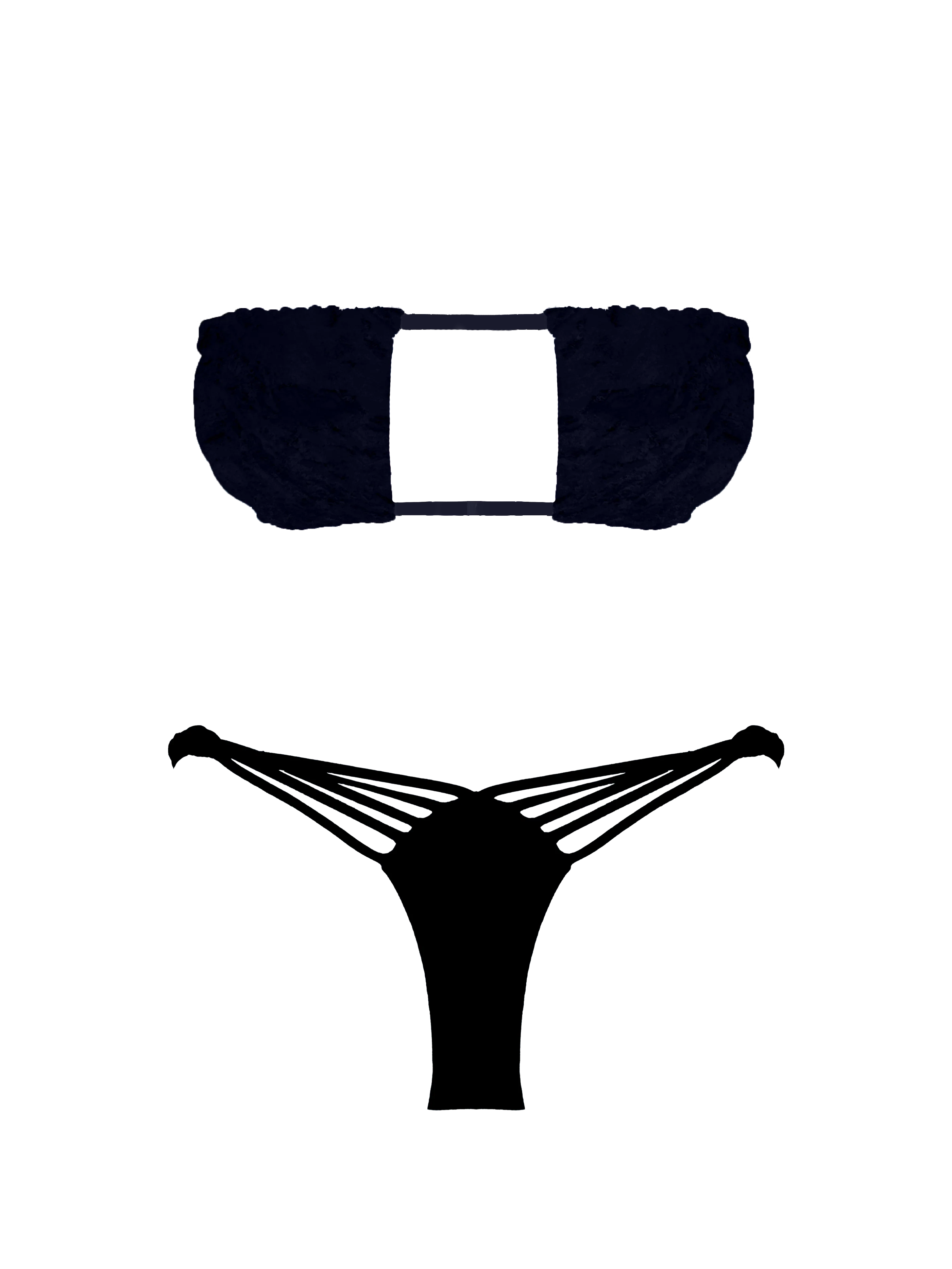 Prisma Midnight Eclipse V-Knot Bikini Bottom - Image 6