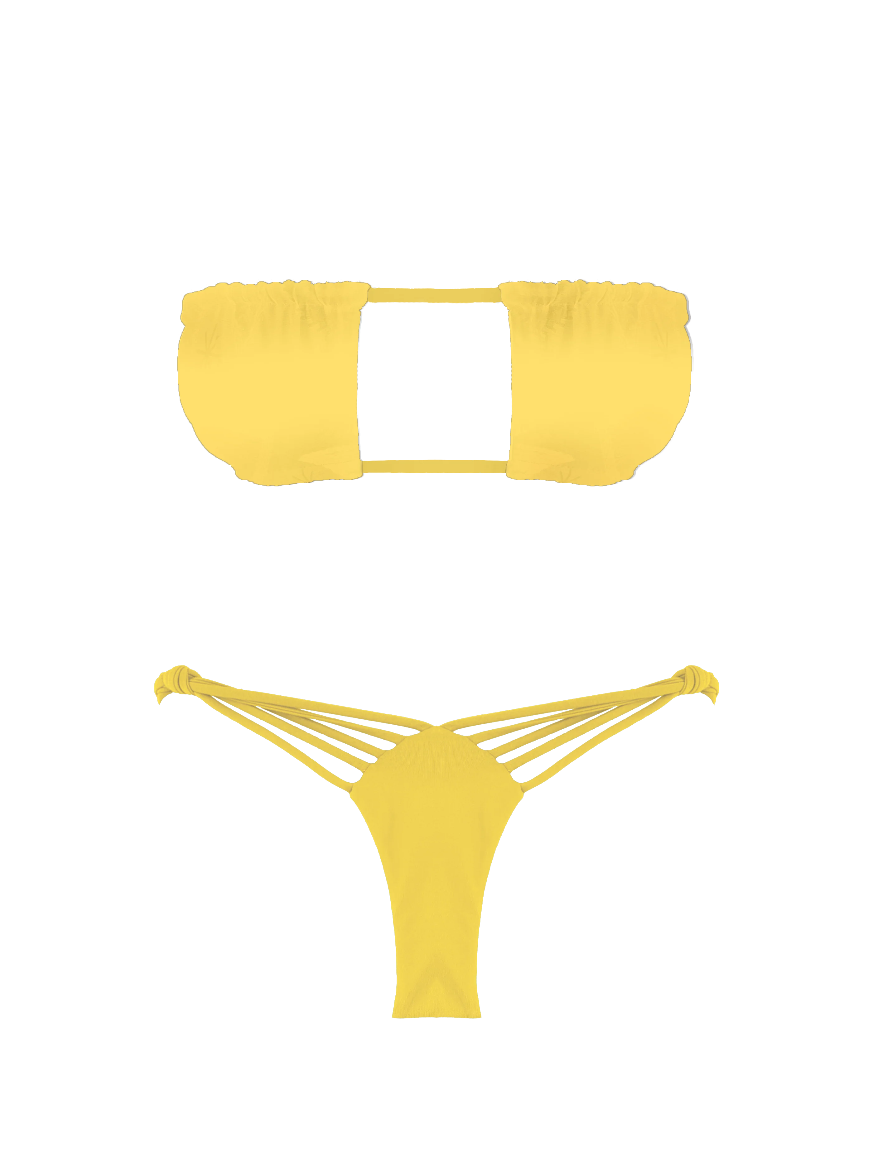 Prisma Solar Glow Strapless Bandeau Bikini Top - Image 7